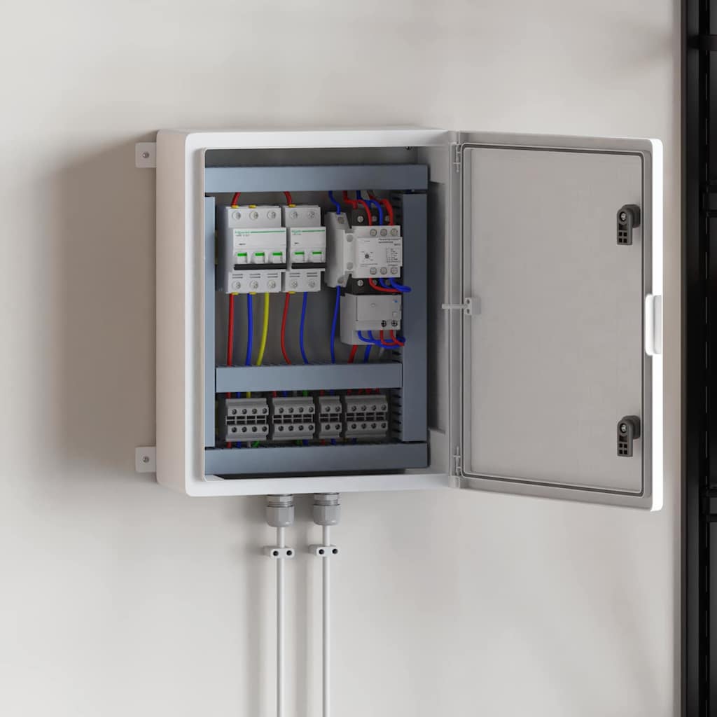 Ohjauskotelo IP65 Vedenkestävä Harmaa 40x17,5x50 cm ABS Muovia