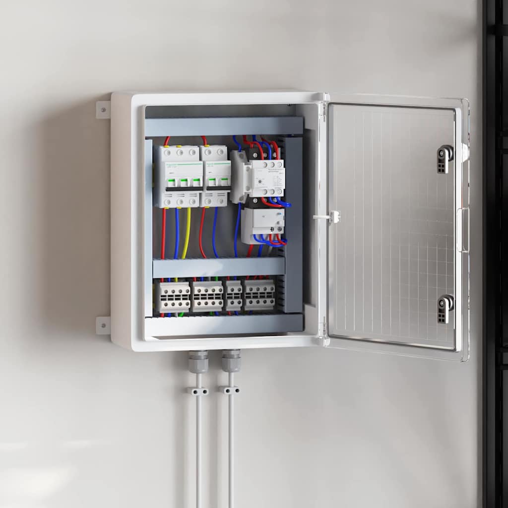 Ohjauskotelo IP65 Vedenpitävä Harmaa 40x17,5x50 cm ABS Muovia