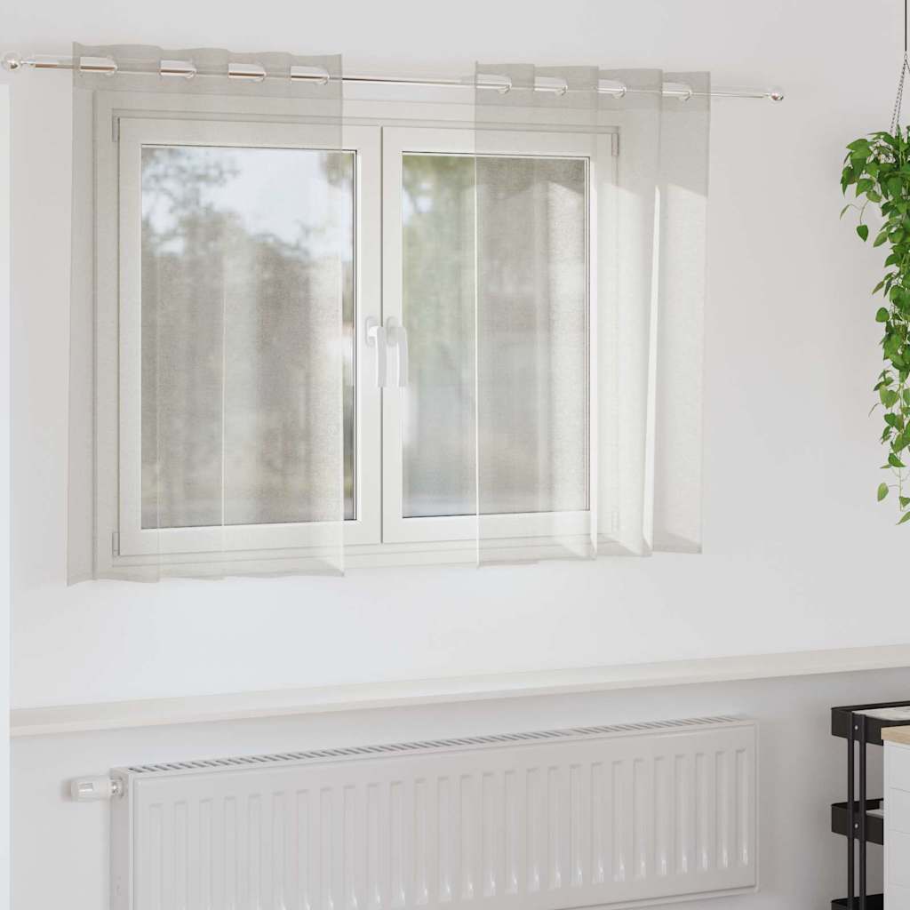 Verhot verhoilla 2 pcs Kerma 140 x 140 cm Polyesteri