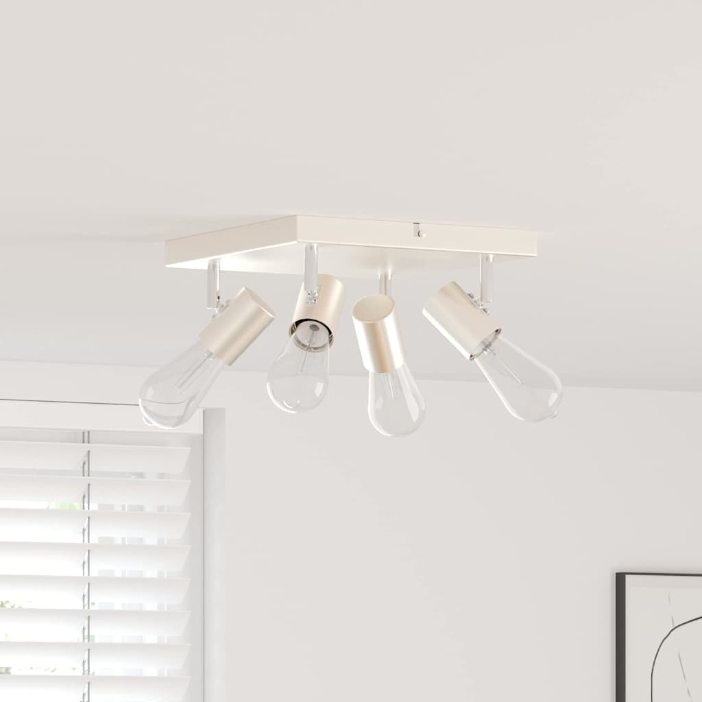 Katto Spottivalo 4 Suuntaa Säädettävä Harjattu Nikkeli E27