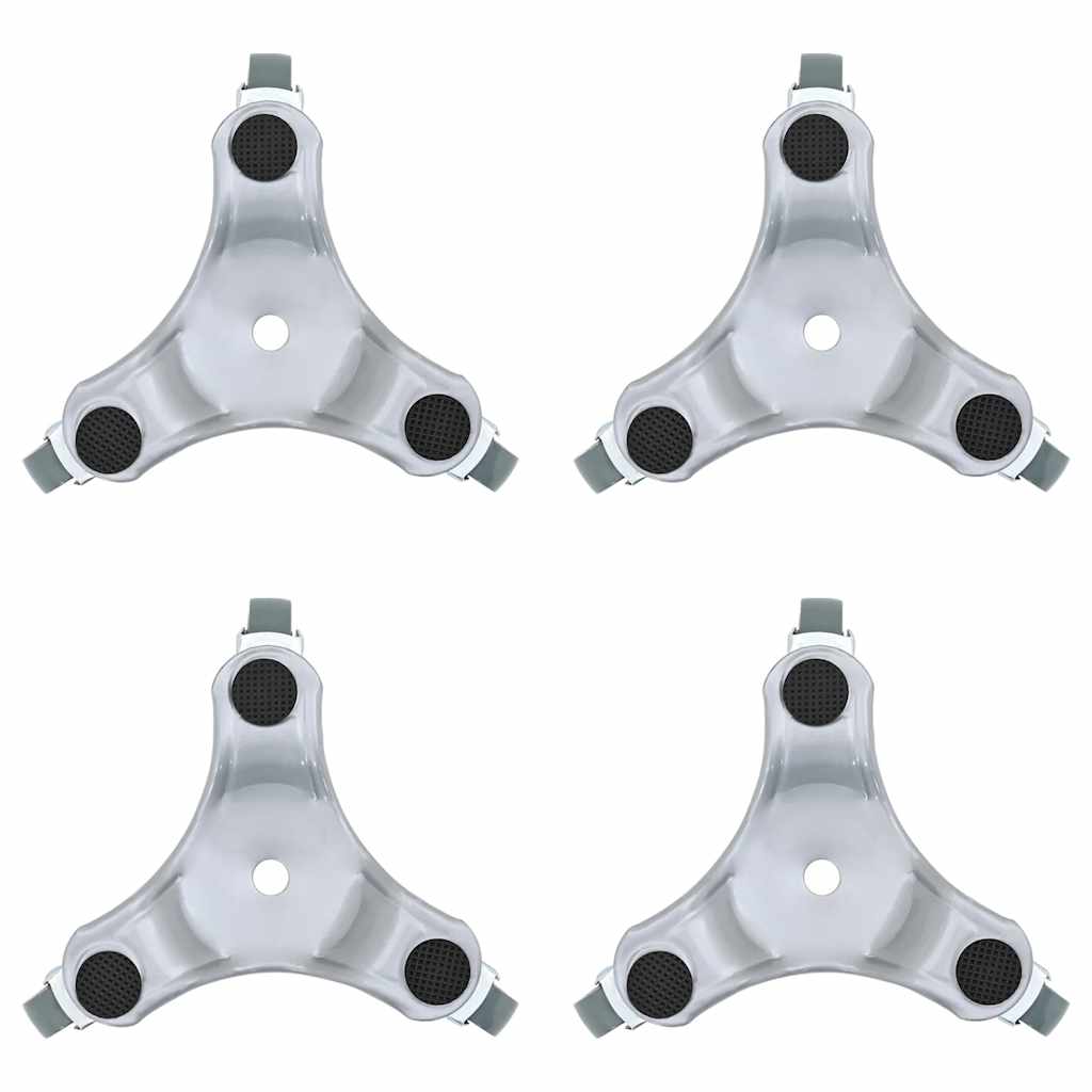 Huonekalurullat 4 kpl 16x14,5x5,5 cm Teräs 180 kg