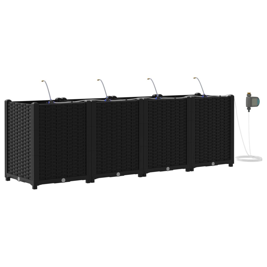 Puutarhaistutukset Vesivarastointijärjestelmällä 4 kpl Musta