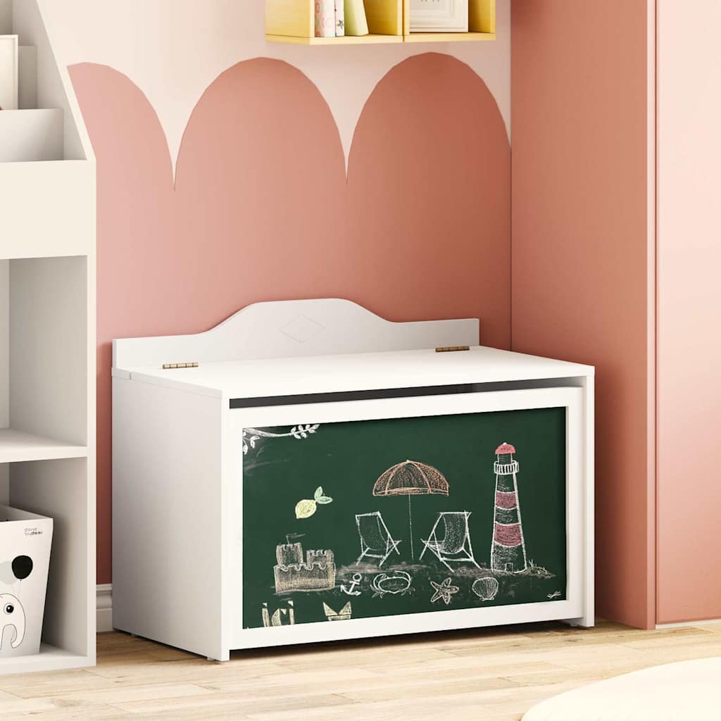 Leikkikaluarkku Valkoinen 73 x 33 x 55 cm Tekninen puu