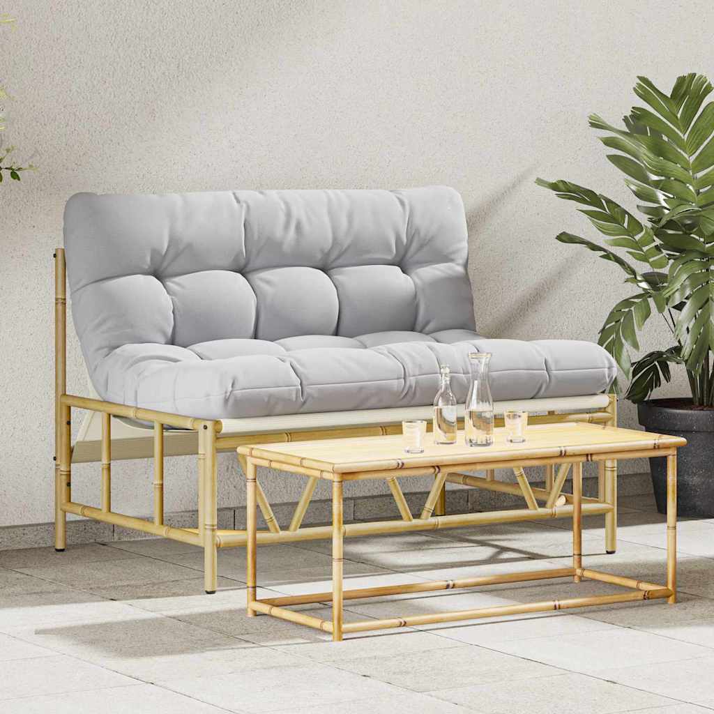 puutarhapenkki tyynyllä 110x80x71 cm teräs