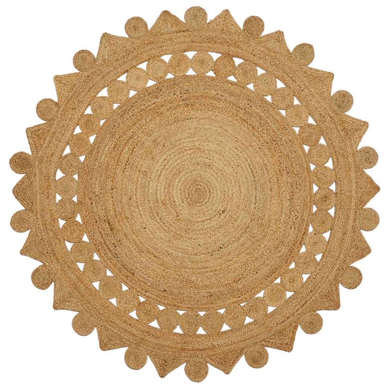 Matto Ruskea Ø 180 cm Juutti