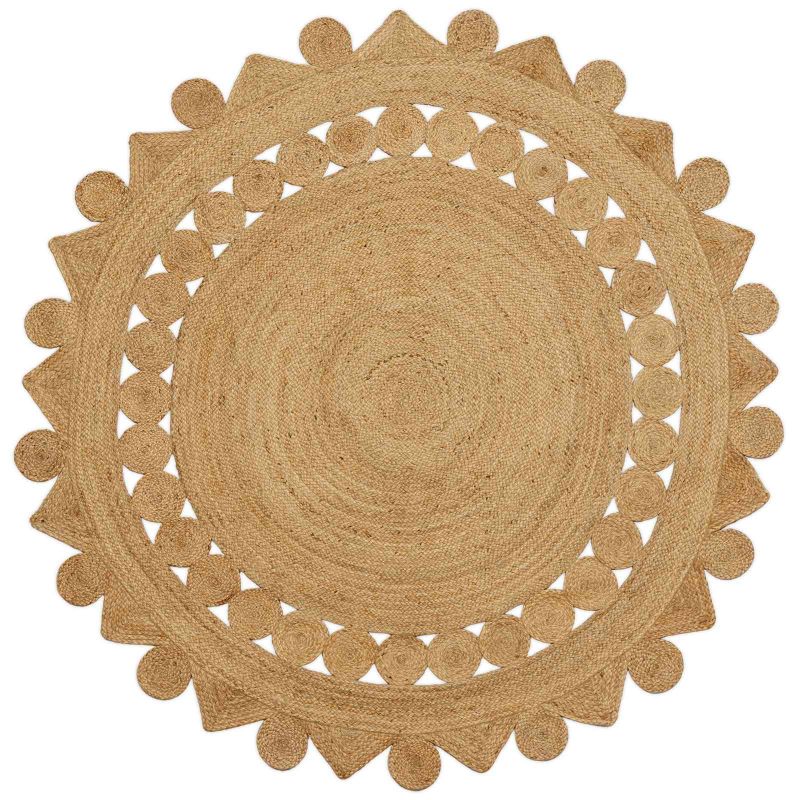 Matto Ruskea Ø 240 cm Juutti