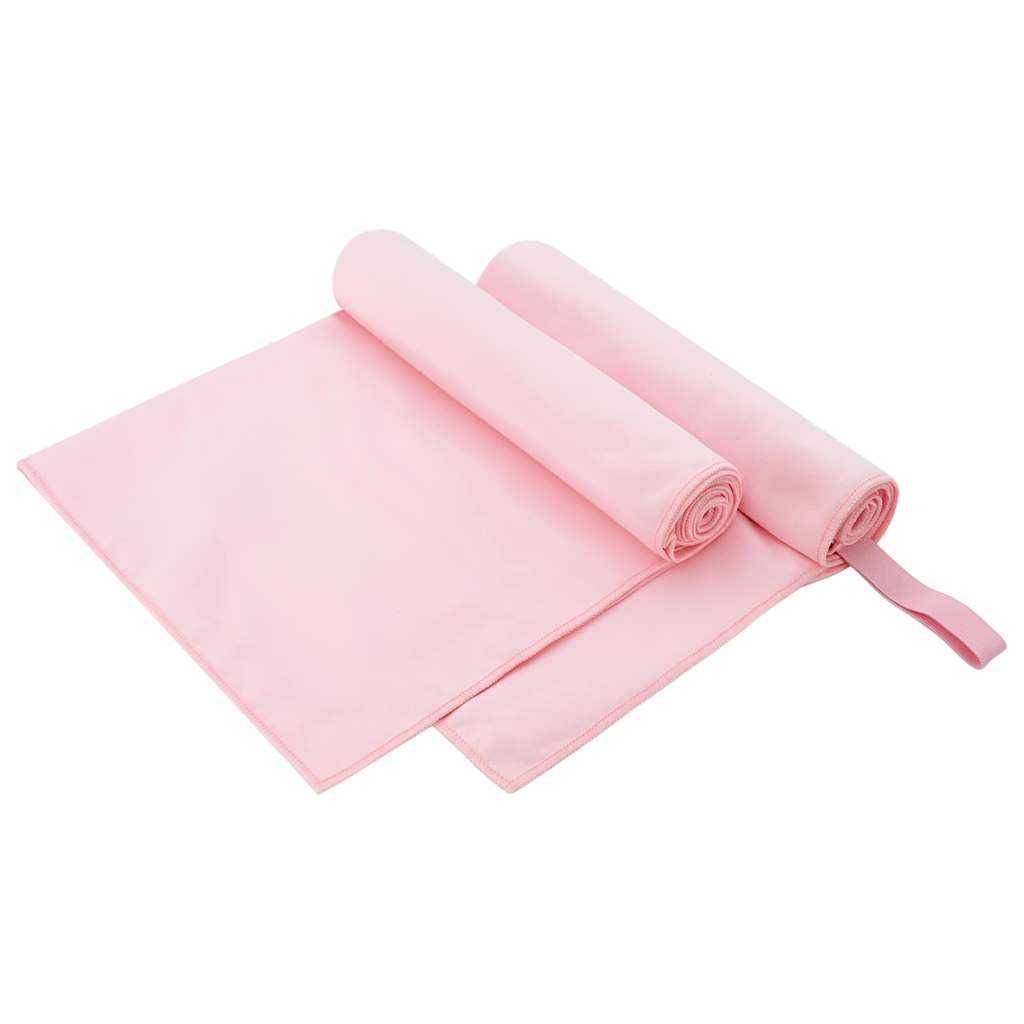 Urheilupyyhkeet 2 pcs Pinkki 100 x 50 cm