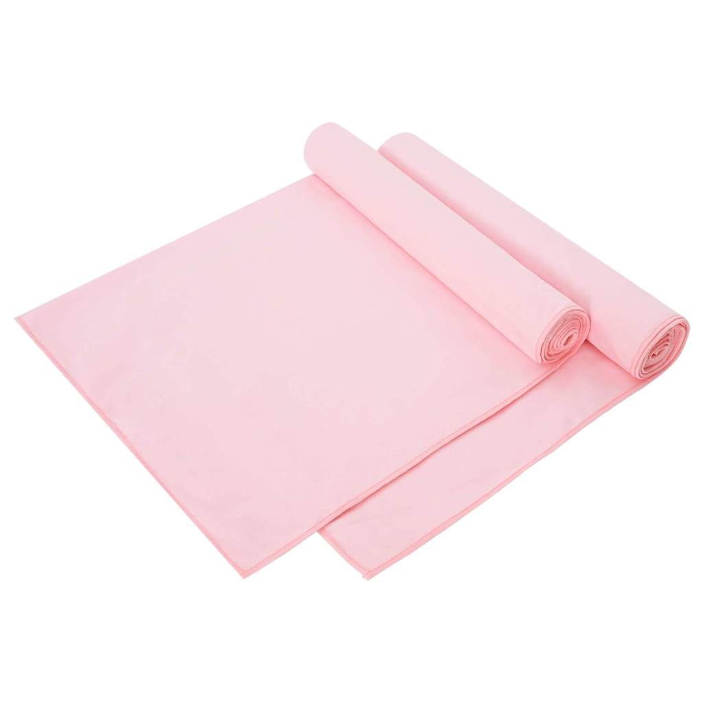 Urheilupyyhkeet 2 pcs Pinkki 140 x 70 cm