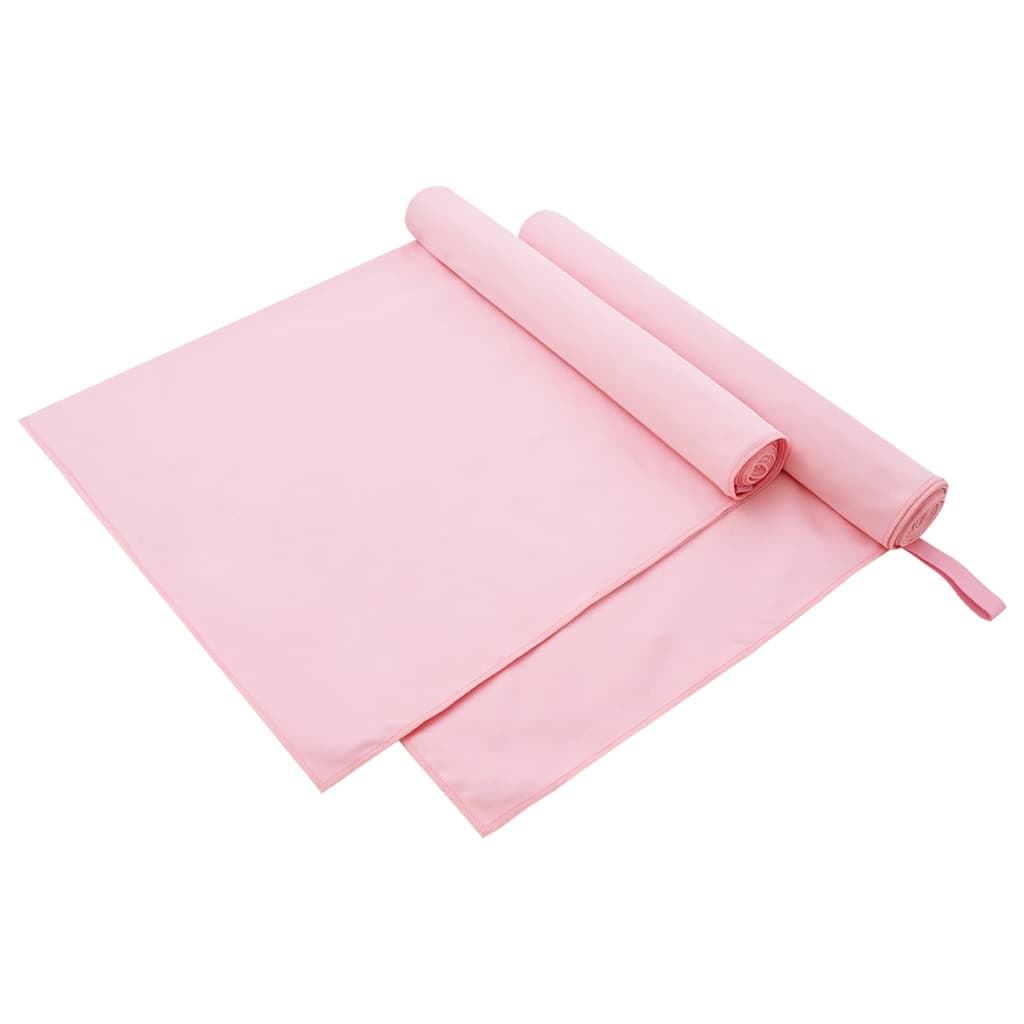 Urheilupyyhkeet 2 pcs Pinkki 180 x 90 cm