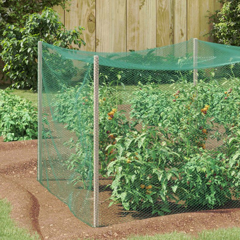 Lintusuojausverkko Vihreä 4 x 5 m HDPE