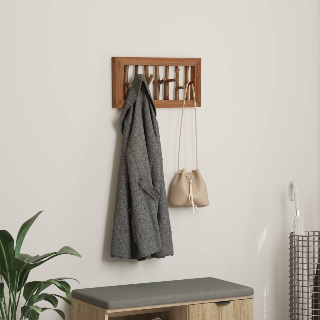 Henkari Ruskea 50 x 11 x 25 cm Kiinteää mahonkipuuta