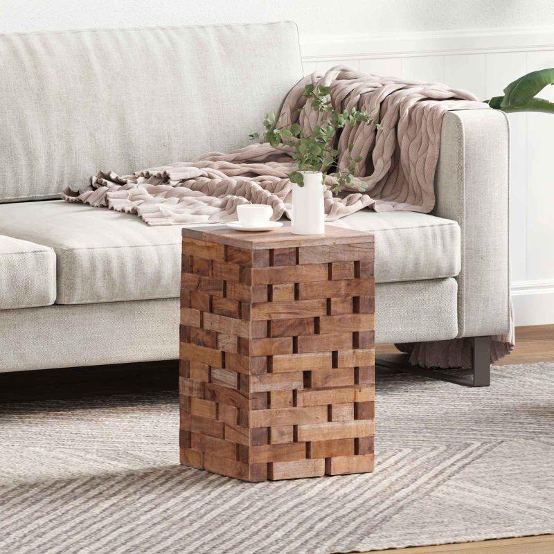 Jakkara Luonnollinen 29 x 29 x 48 cm Kierrätetty Täyspuu