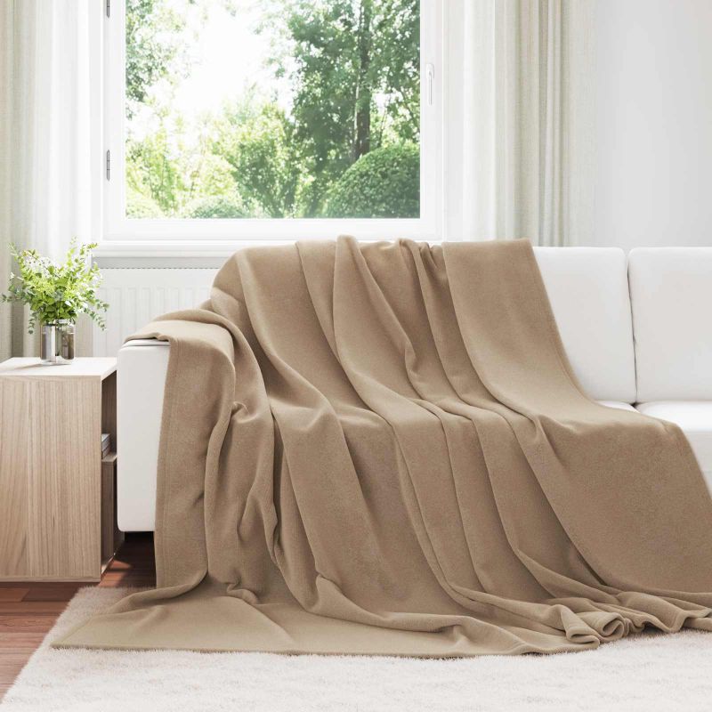 Heittoviltti Camel 240 x 270 cm Fleese