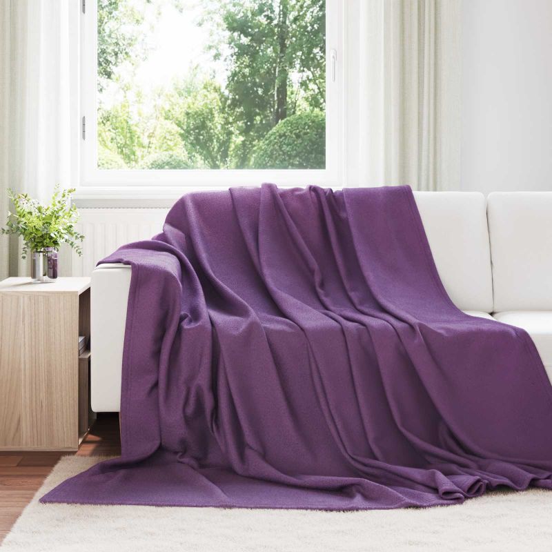 Heittoviltti Violetti 270 x 240 cm Fleese