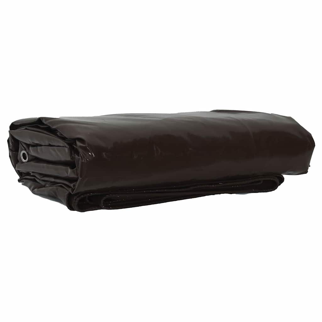 Pressu 650g / m² Ruskea 3 x 4 m Kangas PVC-pinnoitteella