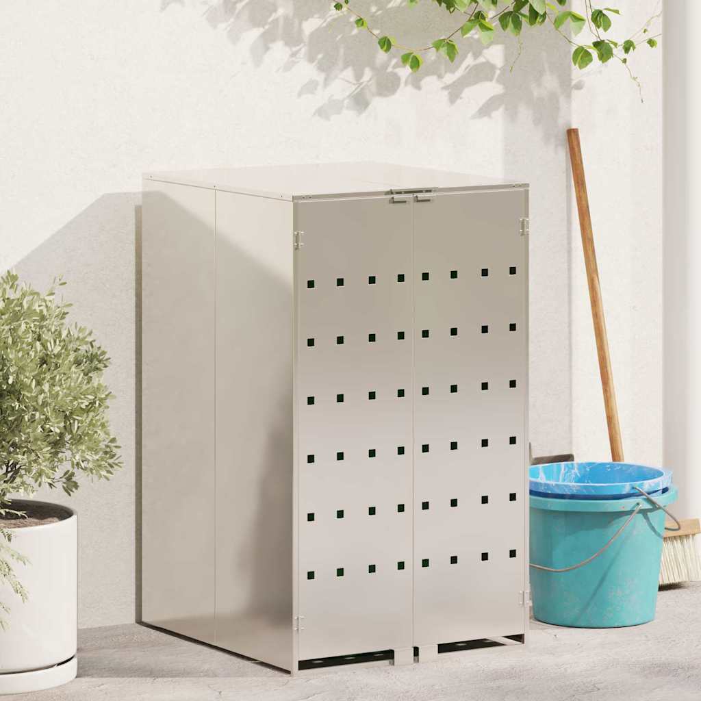 Pyörällinen jäteastian säilytys kaasun nostokannella 240L astialle