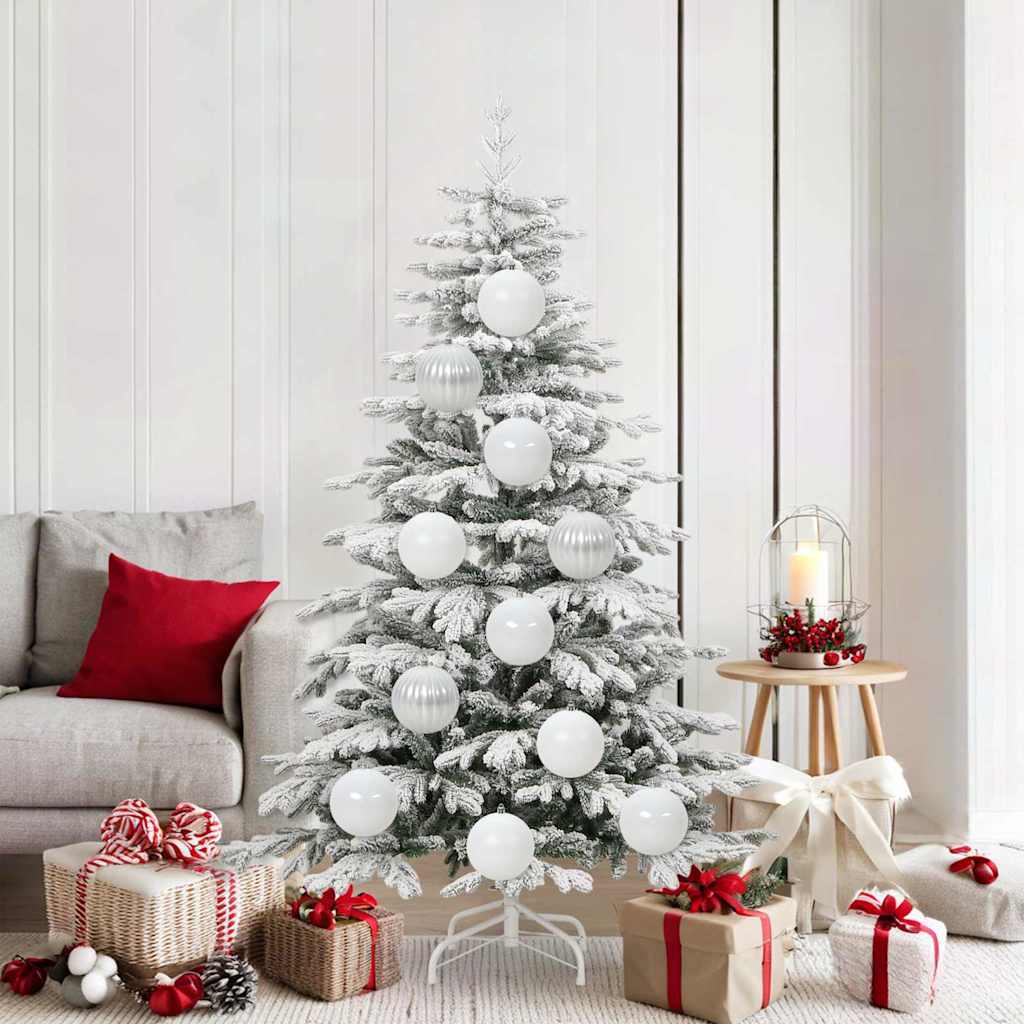 Joulukoristeen setti 9 pcs Valkoinen