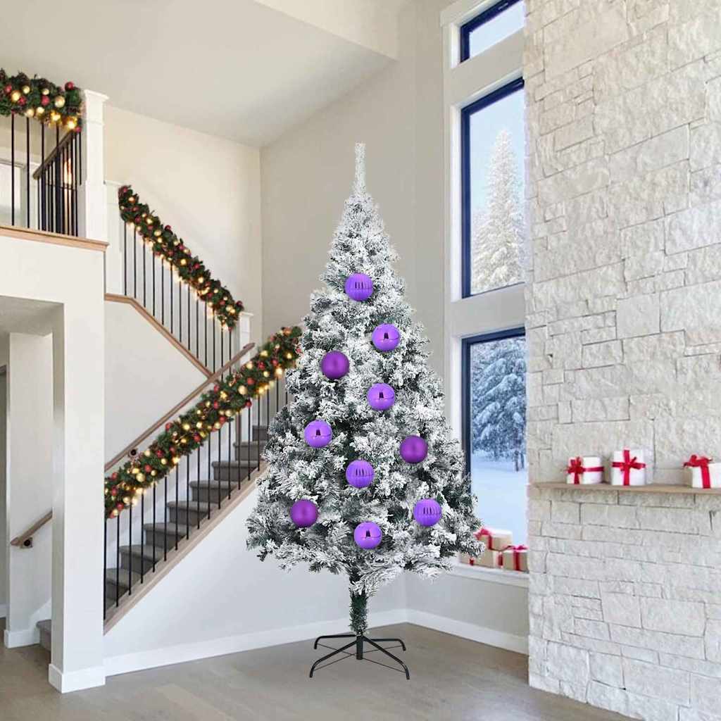 Joulukoristeen setti 4 pcs Liila