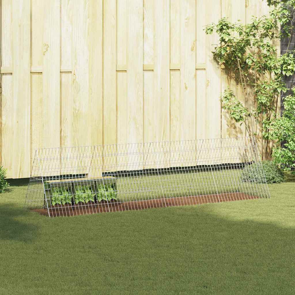 Kaniinihäkki Hopea 650 x 55 x 55 cm Galvanoitu teräs