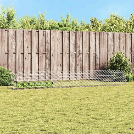 Kaniinihäkki Hopea 650 x 55 x 55 cm Galvanoitu teräs