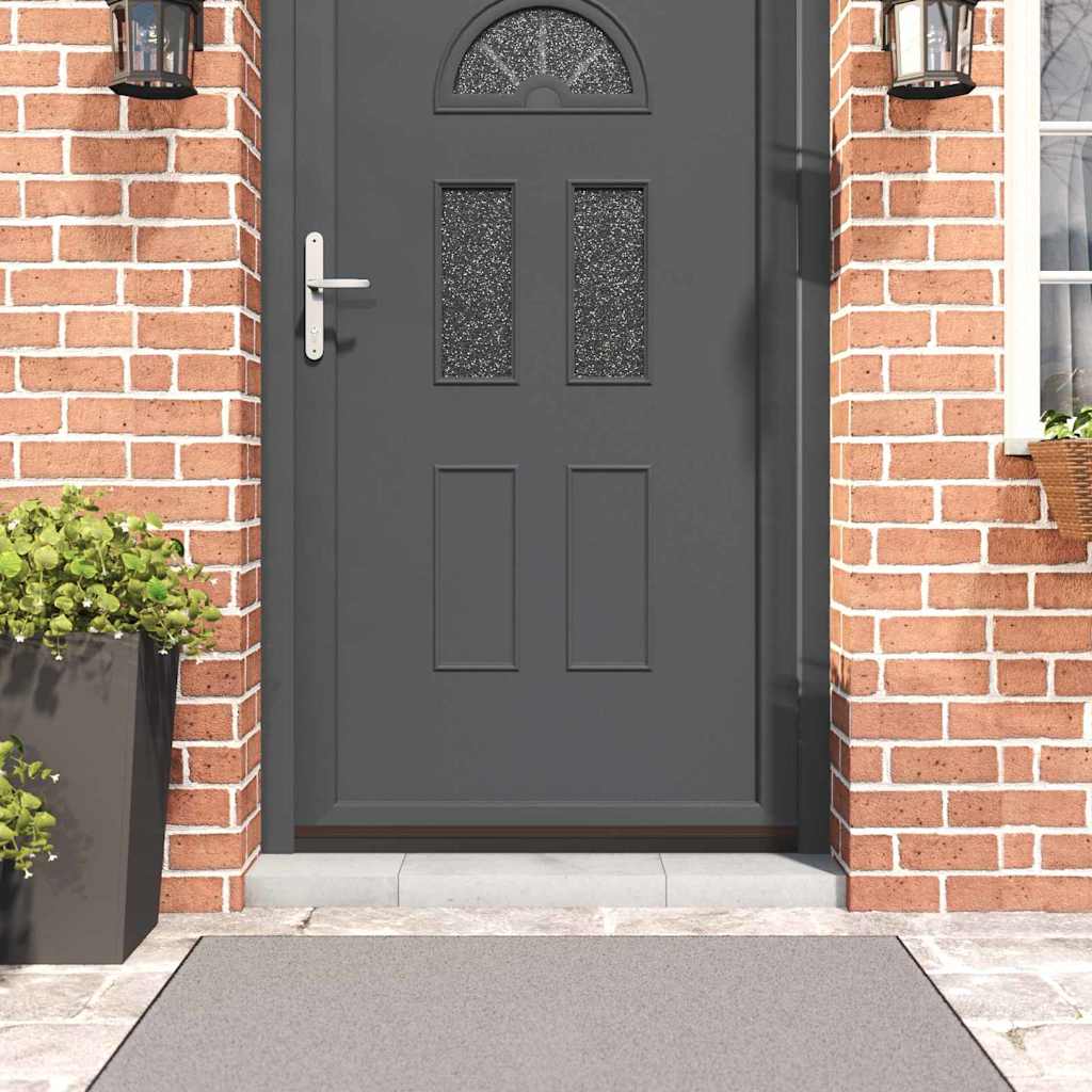 Itsekiinnittyvät oven harjatiivisteet 2 pcs Ruskea 100 cm