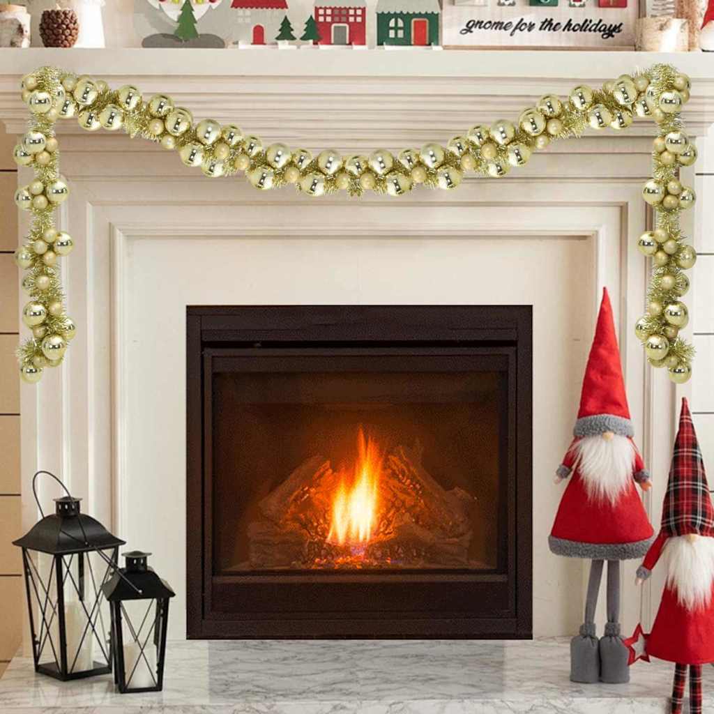 Joulupallo Garland Kulta 186 cm Polystyreeni