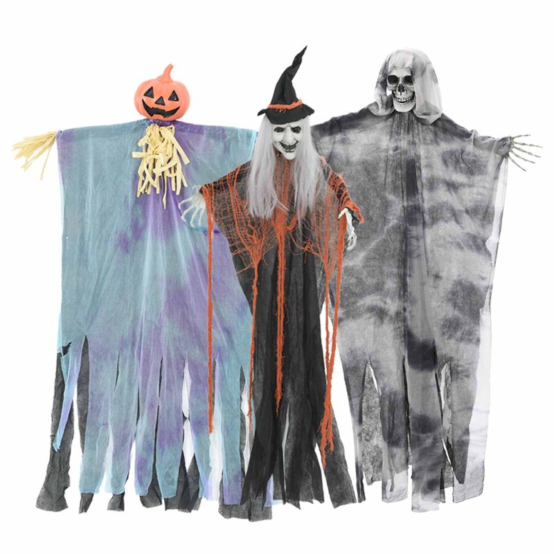 Halloween Roikkuva Kummitus 3 pcs Monivärinen 77 x 98 cm