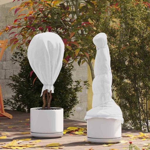 Pakkassuojakasvivilla Valkoinen 20 x 1,6 m Non-woven Kangas