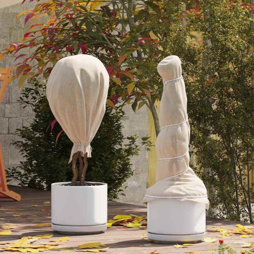 Pakkassuojakasvivilla Beige 20 x 1,6 m Non-woven Kangas