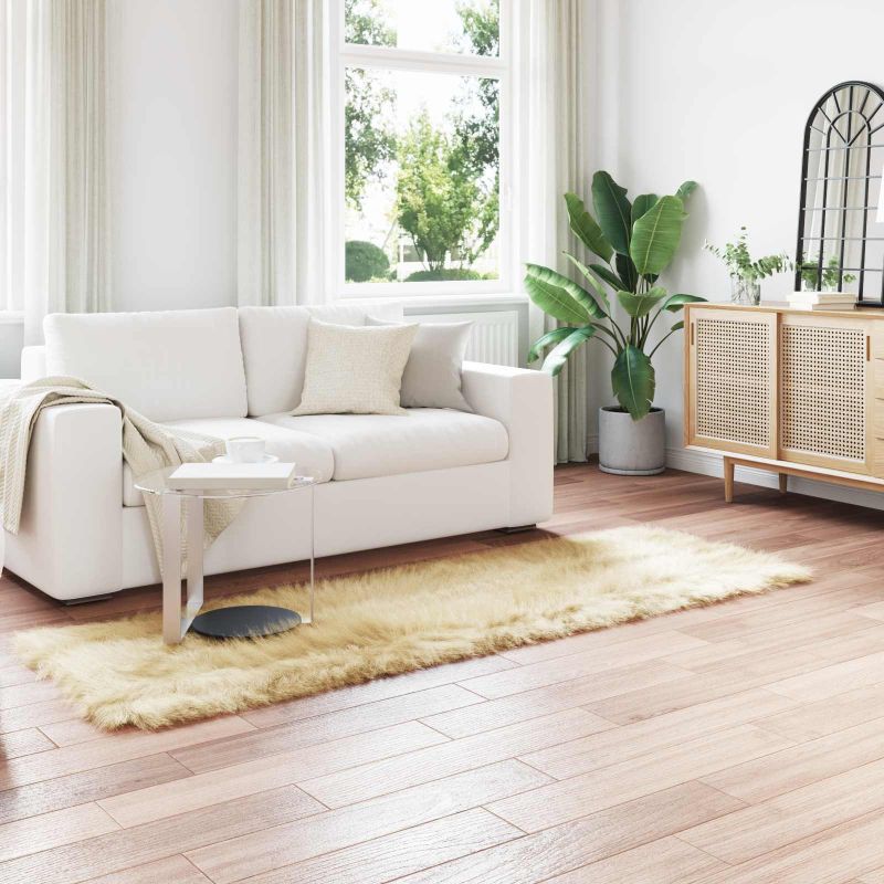 Tekonahkasheepskinmatto Kerma 80 x 250 cm Polyesteri