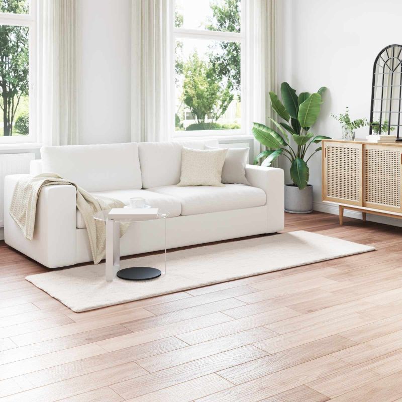 Keinotekoinen Kanin Turkis Matto Kerma 80 x 250 cm Polyesteri