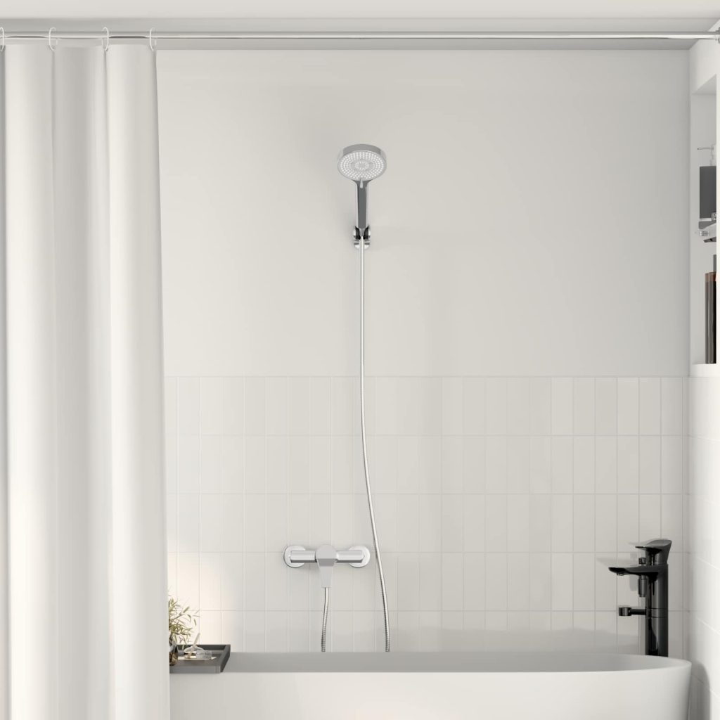 Suihkupään sarja Kromi G 1 / 2 tuumaa Messinki