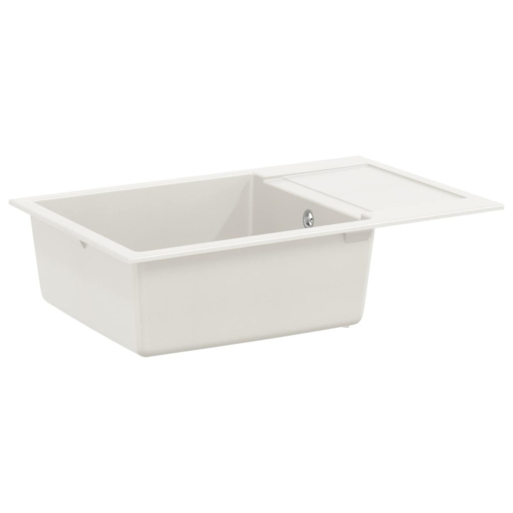 Allas Valkoinen 780 x 500 mm 80% kvartsia ja 20% hartsia