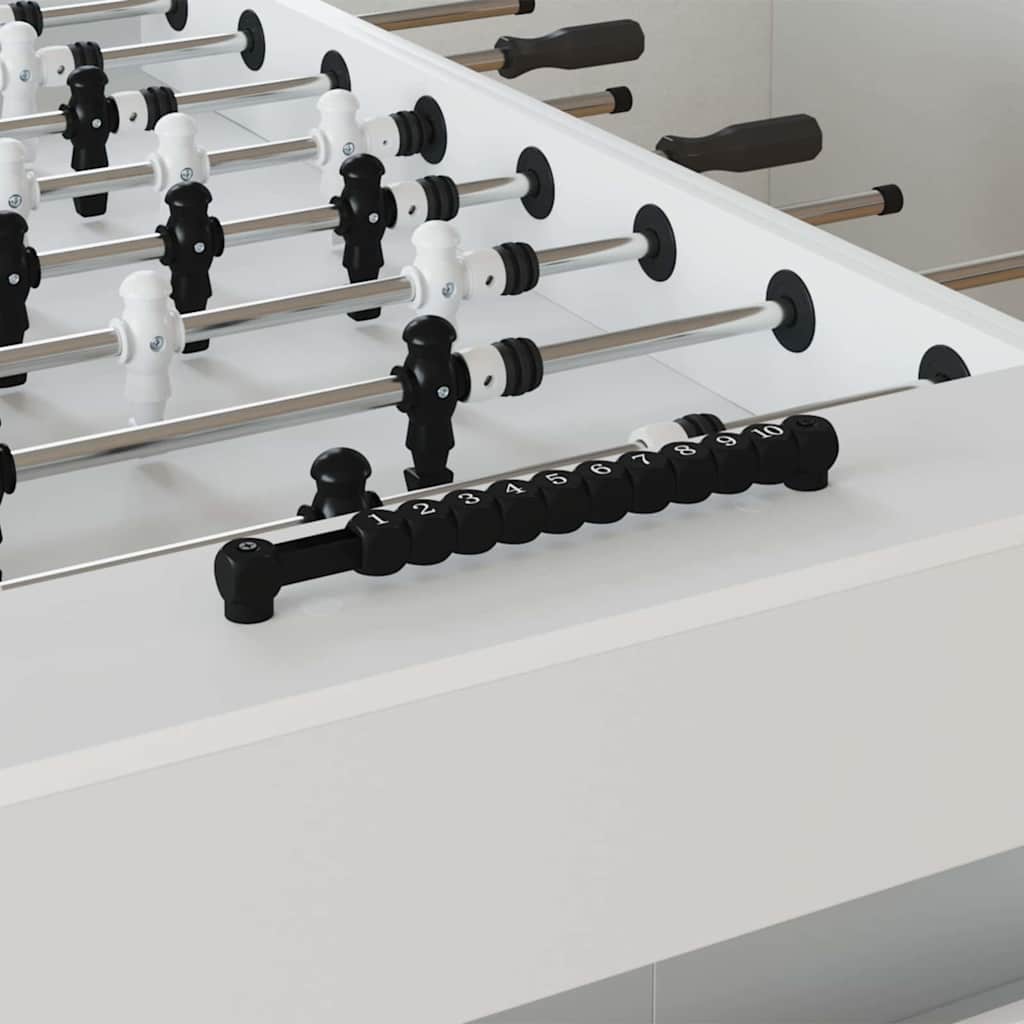 Jalkapallopöydät 2 pcs Musta 30 x 2,2 x 2,9 cm Muovi