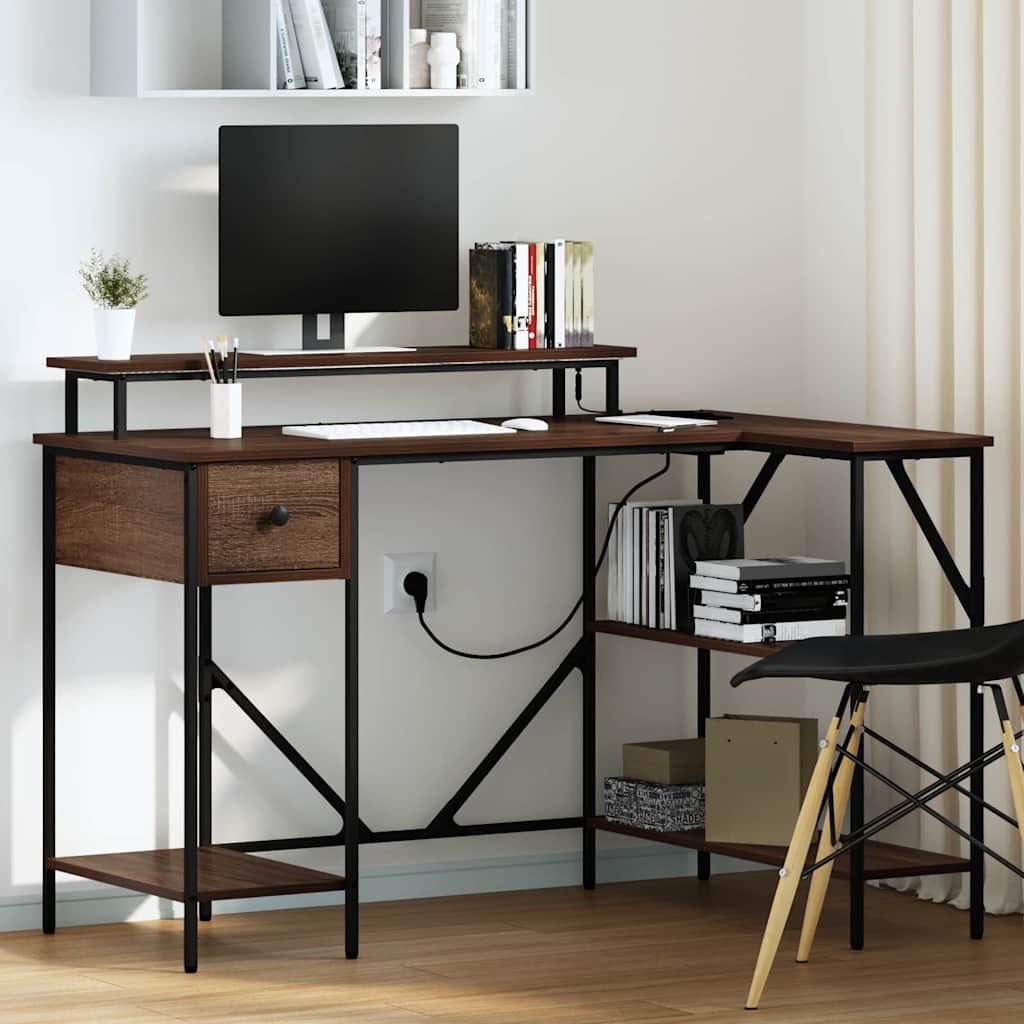 Pöytä Ruskea tammi 120 x 79 x 86.5 cm Tekninen puu