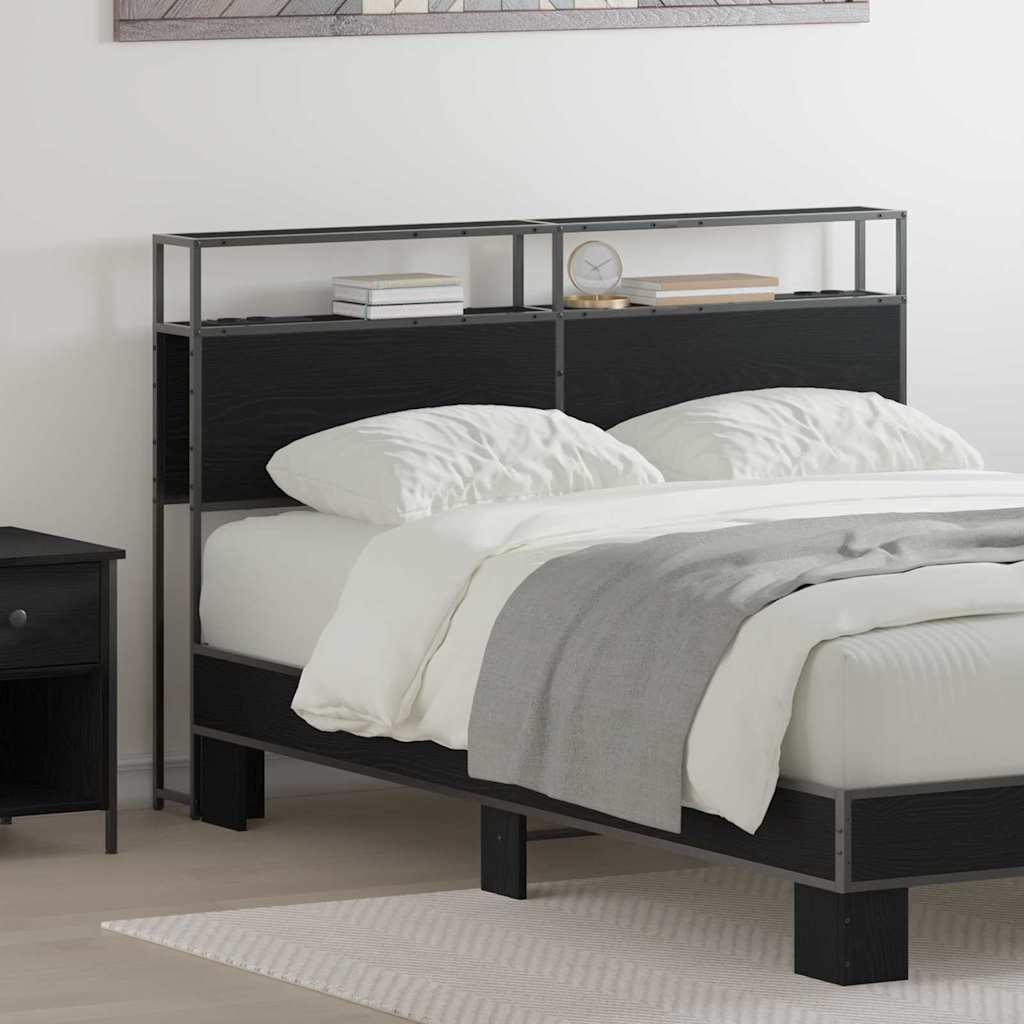 Säilytyspääty Musta tammi 150 cm Tekninen puu