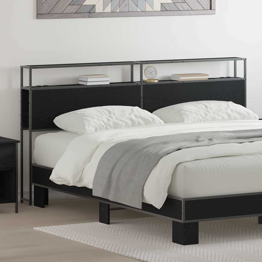 Säilytyspääty päätyllä säilytystilassa Mustatamme 180 cm Tekninen puu