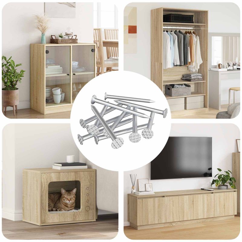 Nauloja puulle 12 pcs Metalli