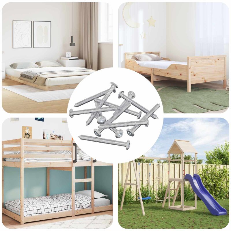 Huonesiivousruuvit 1600 pcs Hopea Teräs