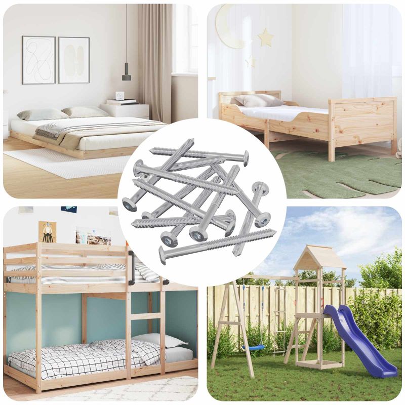 Huonesiivousruuvit 1200 pcs Hopea Teräs