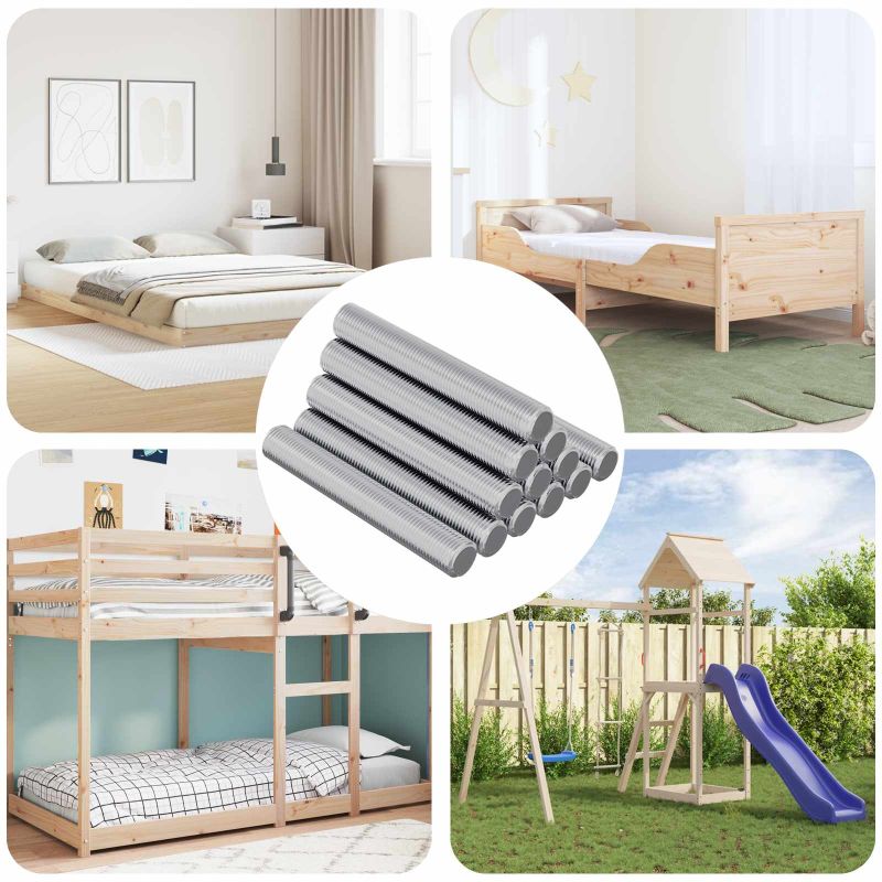 Kierretty varsi 12 pcs Hopea 8 x 55 mm Teräs