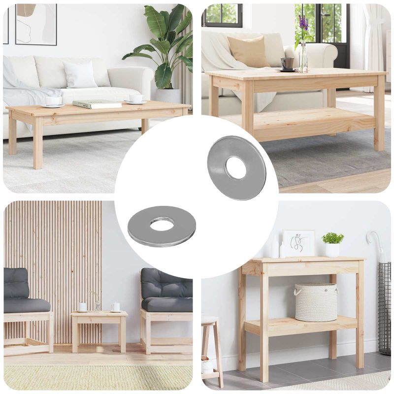 Mutterit 2 pcs Hopea 18 x 18 x 1,2 mm Rauta