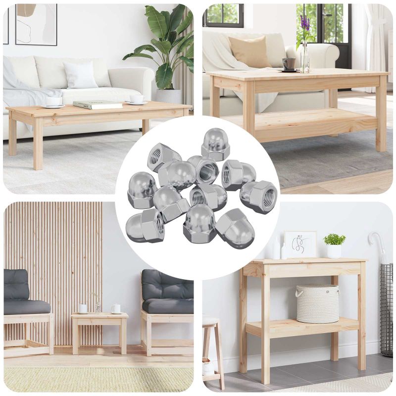 Pähkinäpuu Pähkinät 3913 pcs Hopea Rauta