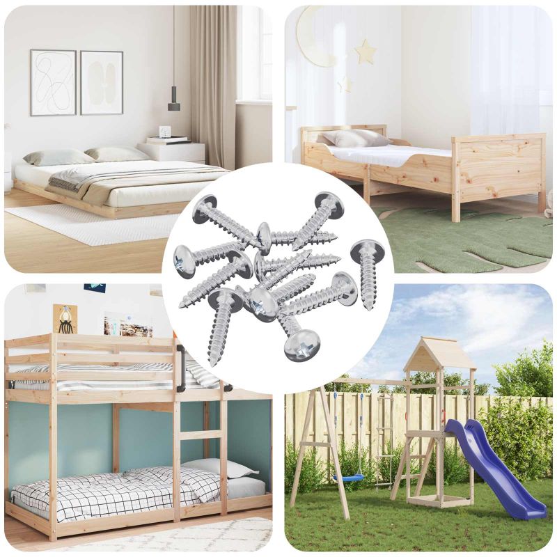 Itsekiertevä kynsi 10976 pcs Sinkitty Teräs