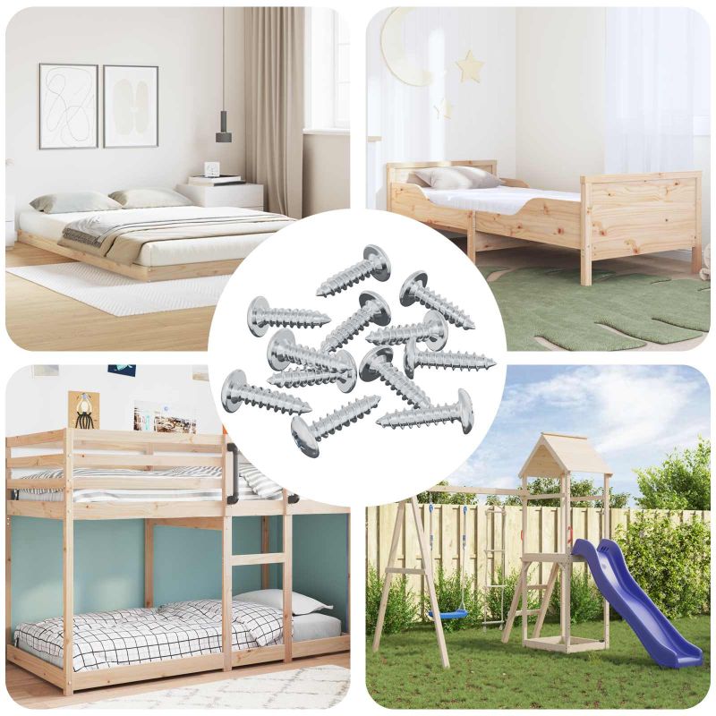 Ruuvi 12 pcs Hopea M4 x 16 mm Teräs