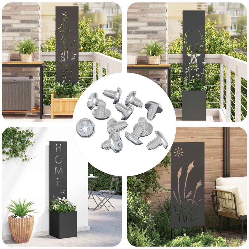 Lukitusruuvit Yksivärinen 19149 pcs Hopea Rauta