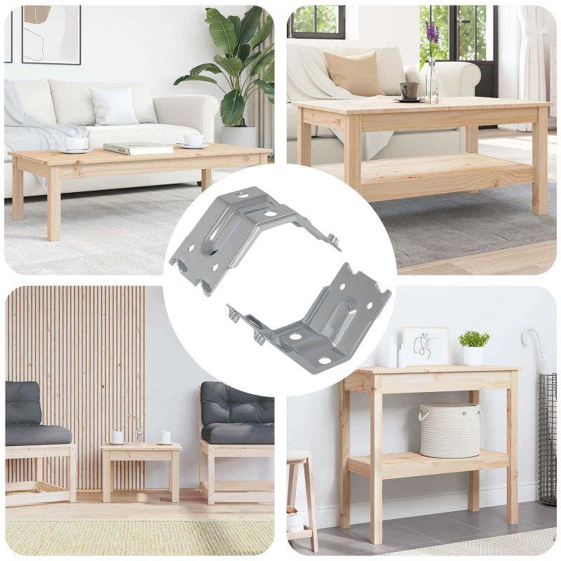 Kiinnitys 2 pcs Sinkitty 106 x 55 x 1,5mm Teräs