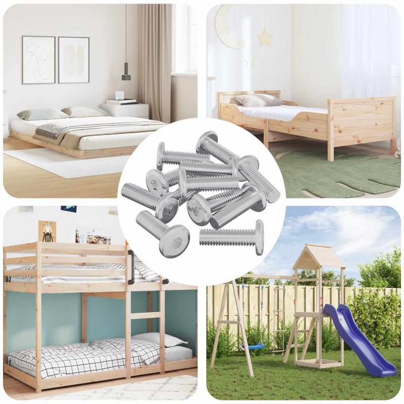 Ruuvi 12 pcs Hopea 8 x 25 mm Teräs