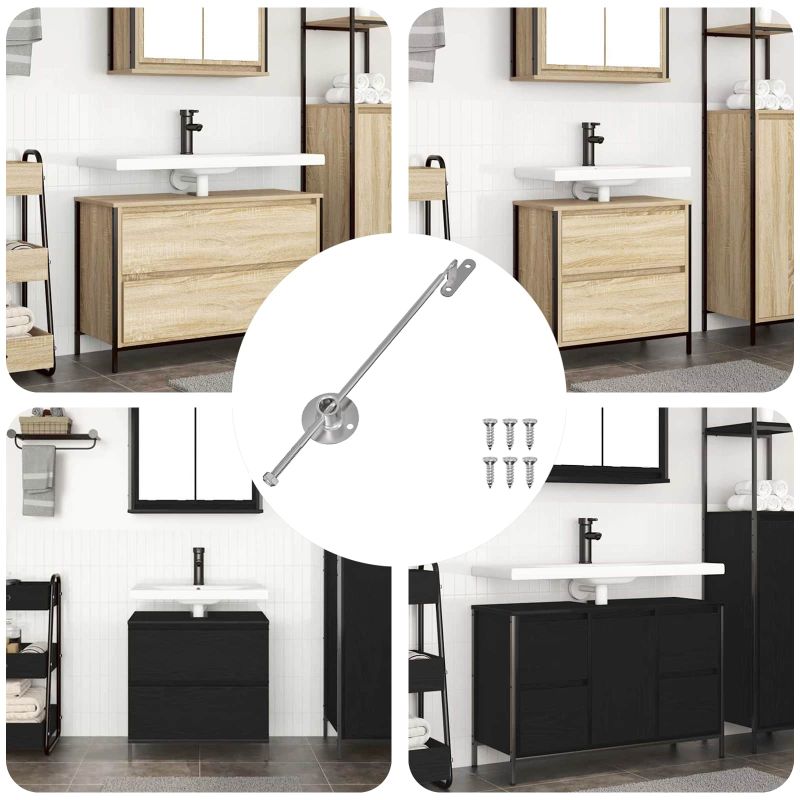 Kaasujousi 12 pcs Hopea 190 mm Rauta