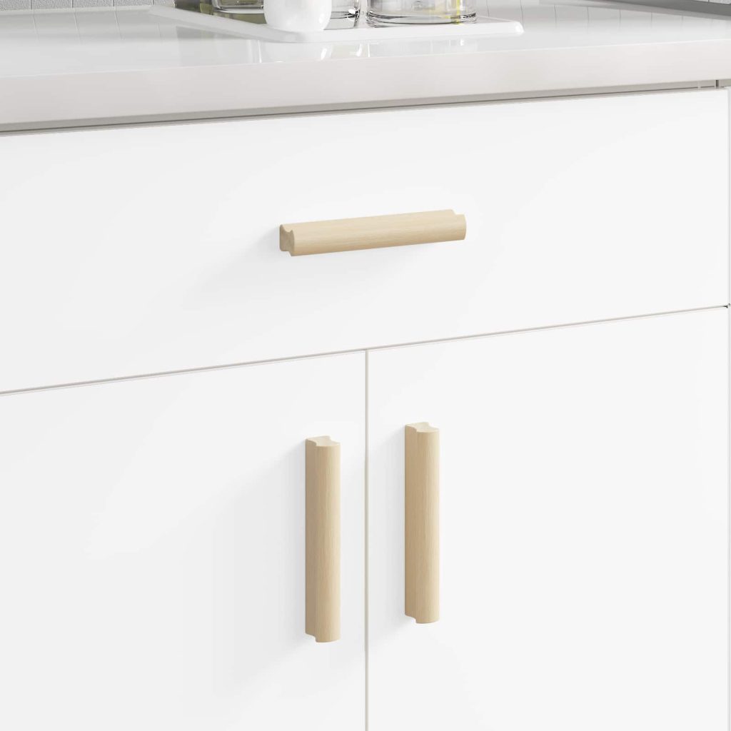 Suora kahva 12 pcs Luonnonpuun väri 130 x 25 x 30 mm